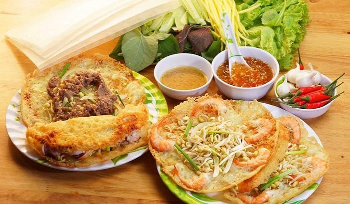 Bánh xèo Hội An – 10+ quán ăn ngon nổi tiếng phố cổ