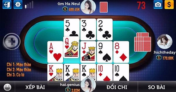 Hướng dẫn chơi Mau Binh - KU11 đơn giản nhất