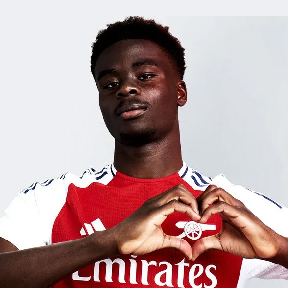 Tiểu sử cầu thủ Bukayo Saka tiền vệ của câu lạc bộ Arsenal