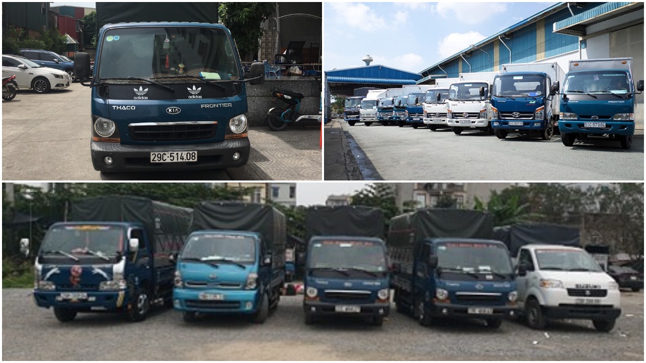 Taxi tải, xe tải giá rẻ chỉ từ 149K/4Km Kiến Vàng tại Hà Nội